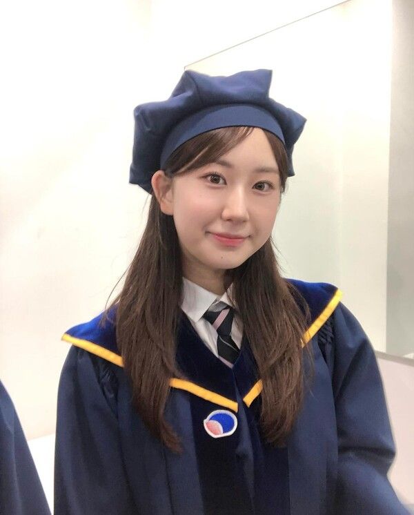 포항동성고등학교의 졸업사진 촬영 모습. 사진=전유진 SNS