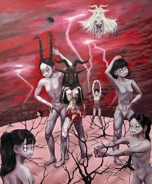 The hill of regret, oil on canvas, 60×72cm, 2024