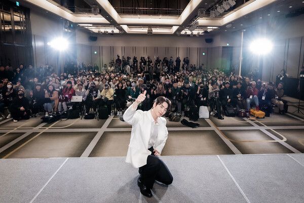 이준혁 ‘나의 완벽한 비서’ 대만 프로모션 현장. 사진=에이스팩토리