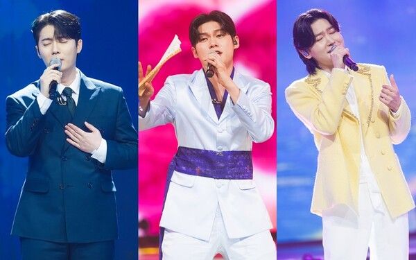 손빈아, 최재명, 김용빈. 사진=미스터트롯3