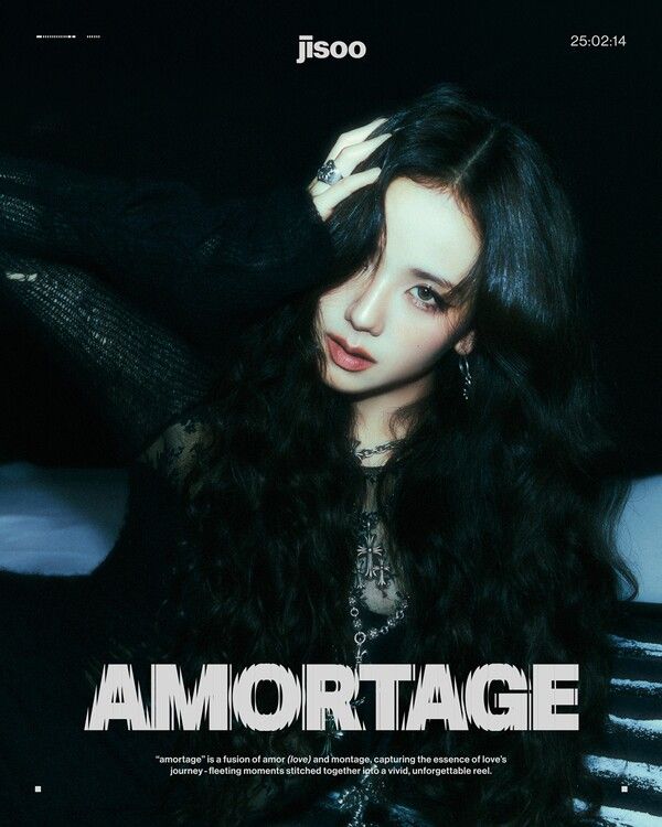 지수 AMORTAGE 앨범 표지. 사진=블리수(BLISSOO)