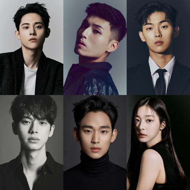 이종현, 정한설, 최현욱, 이채민, 김수현, 설인아. 사진=골드메달리스트