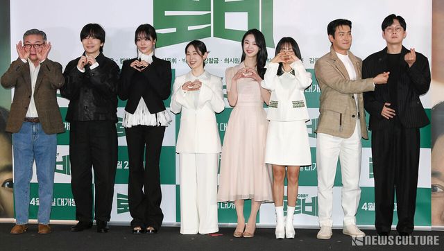 영화 '로비' 김의성, 이동휘, 차주영, 강말금, 곽선영, 강해림, 최시원, 박병은. 사진=뉴스컬처 이창열 기자