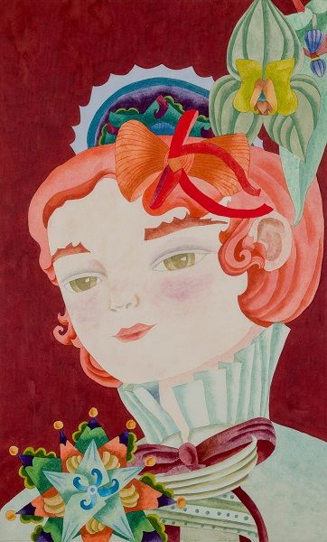 그리고 고요한 낮, 한지에 동양화물감, 38.0×63.0cm, 2024