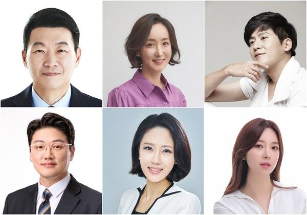 사진=(위_왼쪽부터 시계방향으로)윤희석, 박상희, 홍경민, 최은지, 손정혜, 설주완