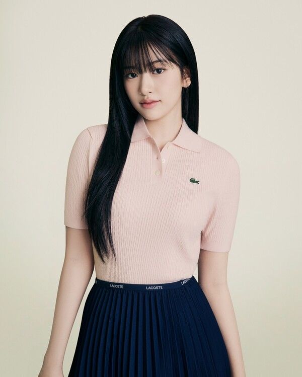 그룹 아이브 안유진. 사진=라코스테(Lacoste)