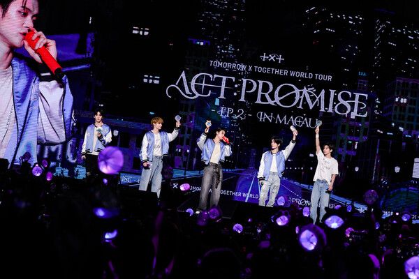 투모로우바이투게더 마카오 공연. 사진=빅히트 뮤직