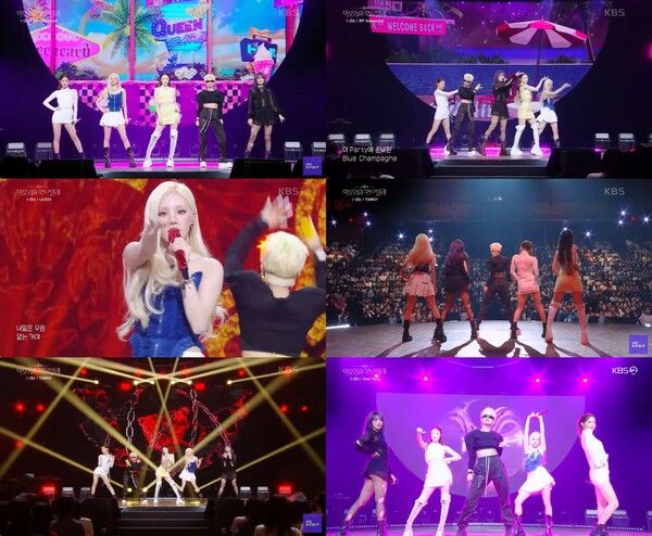 '더 시즌즈'에 출연한 그룹 아이들. 사진=큐브엔터테인먼트