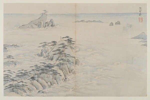 ‘2025 박물관·미술관 주간’의 ‘뮤지엄X만나다’로 선정된 동아대학교 석당박물관의 '김윤겸 필 영남기행화첩 中 몰운대'. 사진=(사)한국박물관협회