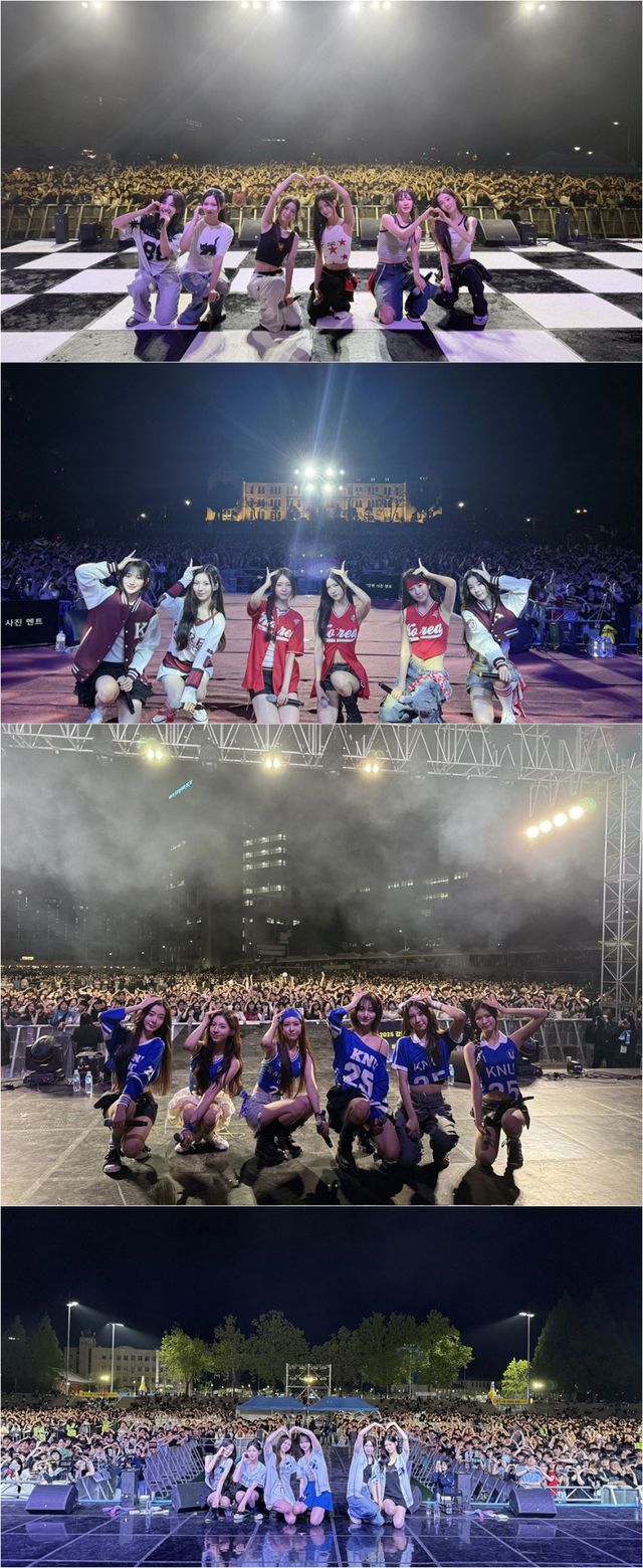 대학 축제에 참석한 이프아이. 사진=하이헷엔터테인먼트