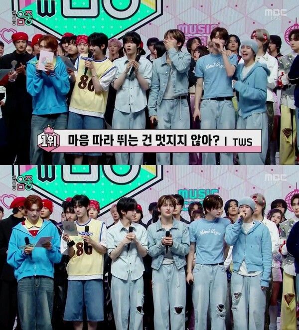 사진=MBC ‘쇼! 음악중심’ 방송 화면, 플레디스 엔터테인먼트