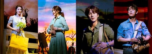 2025 뮤지컬 '매디슨 카운티의 다리'_공연사진_‘프란체스카’ 역_조정은, 차지연/ ‘로버트 킨케이드’ 역_박은태, 최재림. 사진=㈜쇼노트