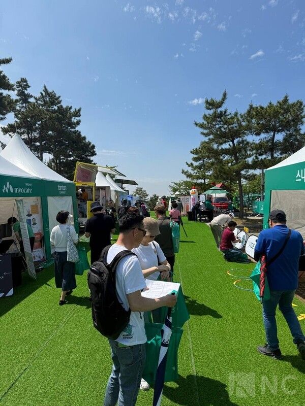 더헤븐 리조트, 하나은행 인비테이셔널 이벤트존. 사진=뉴스컬처