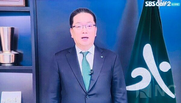 이호성 하나금융그룹 하나은행장/ 사진= SBS골프 갈무리.