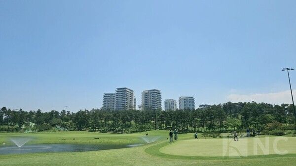 하나은행 인비테이션 3라운드가 펼쳐진 더헤븐 리조트. 사진=뉴스컬처DB