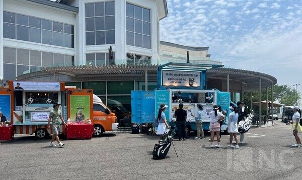 더헤븐 리조트 내 더헤븐CC, 이동은 커피차. 사진=뉴스컬처DB