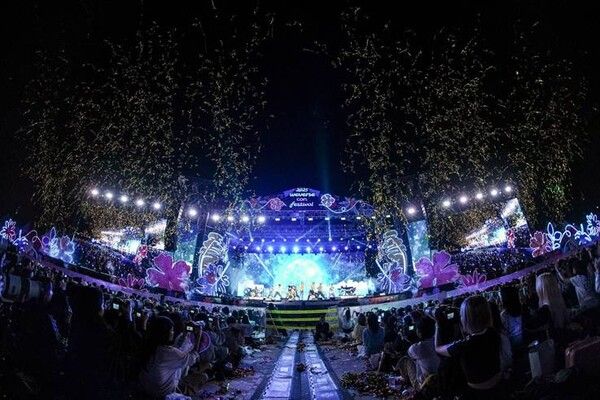사진= 2025 위버스콘 페스티벌 위버스파크 나이트 전경