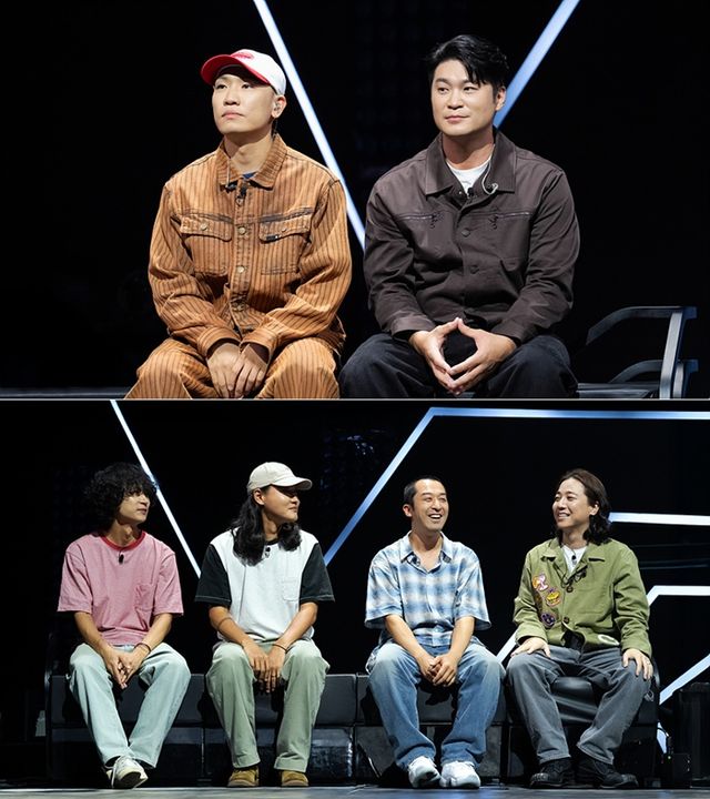 다이나믹듀오(위)와 넉살X까데호. 사진=Mnet