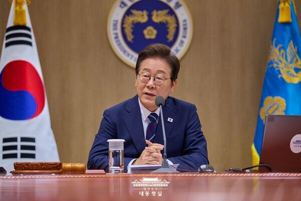 이재명 대통령은 1일 오전 용산 대통령실에서 제28회 국무회의를 주재하고 주요 정책 현안에 대해 논의했다. 사진=대통령실