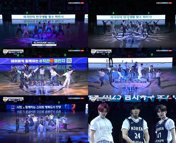 사진='하나은행 초청 2025 남자농구 국가대표 평가전' 갈무리