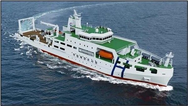 국립해양조사원이 건조하는 4천톤급 친환경 해양조사선. 사진=국립해양조사원