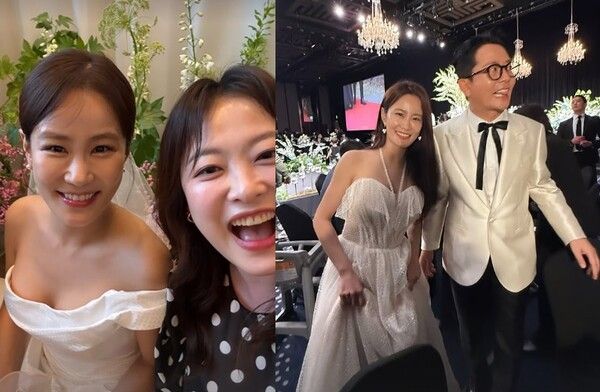 김지민-김준호 결혼식. 사진=심진화 SNS