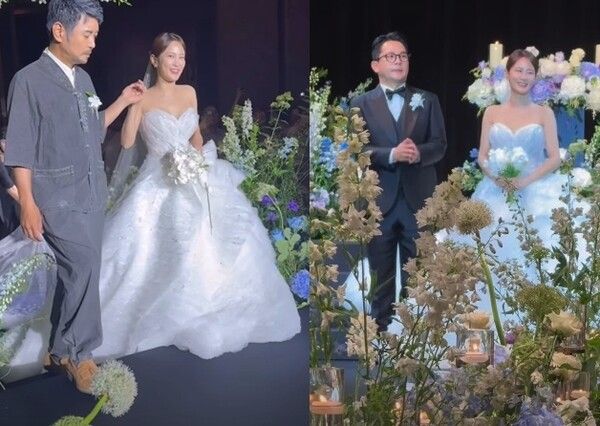 김지민-김준호 결혼식. 사진=김승혜 SNS