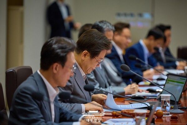 지난 15일 이재명 대통령 제31회 국무회의에 참석했다. 사진=대통령실