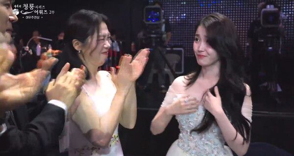 제4회 청룡시리즈어워즈 여우주연상 아이유. 사진=KBS2