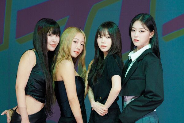 래퍼 미란이, 댄서 에이미, 크리에이터 우정잉, 이달의소녀 출신 현진 등 '오늘도 데뷔조' 멤버. 사진=스튜디오 어서오고