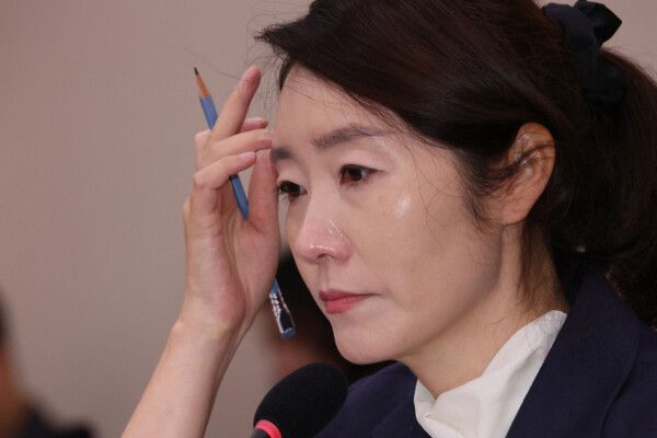 강선우 여성가족부 장관 후보자의 인사청문회 당시 모습. 사진=연합뉴스