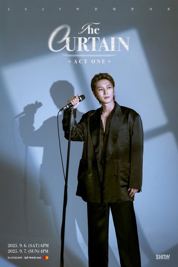 2025 박은태 콘서트 'The Curtain : Act One' 포스터. 사진=㈜쇼노트