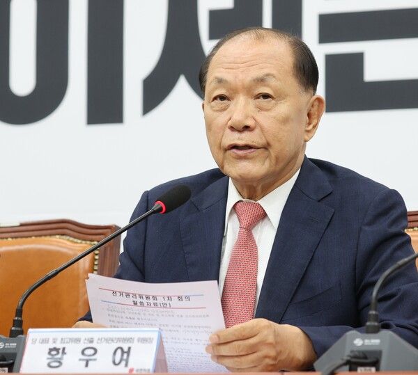 국민의힘 황우여 전당대회 선거관리위원장. 사진=연합뉴스