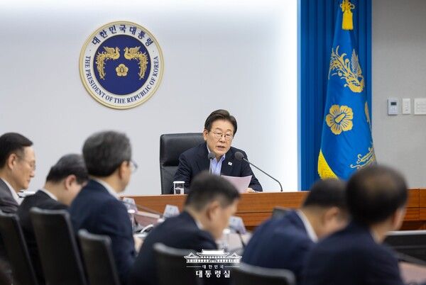 지난 7월 31일 서울 용산 대통령실 청사에서 제6회 대통령 주재 수석·보좌관회의가 열렸다. 사진=대통령실