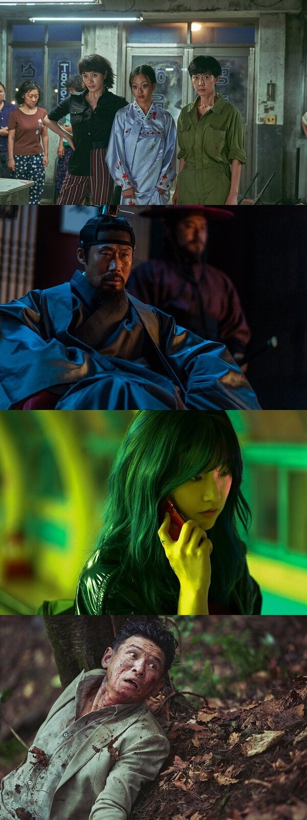 '밀수' '올빼미' '특송' '인질'. 사진=디즈니+