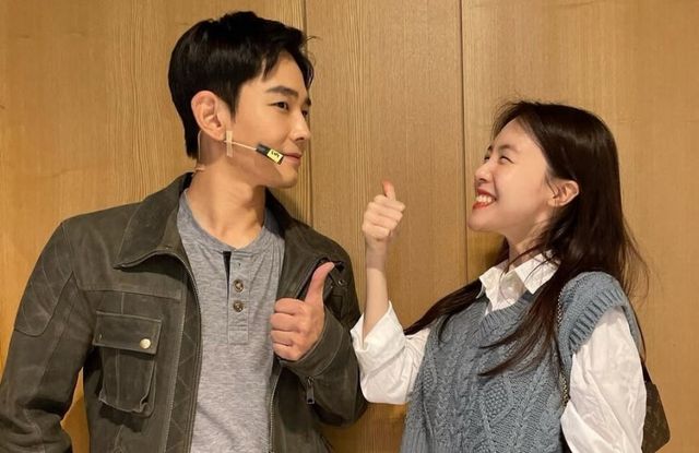 오는 11월 결혼하는 온주완(왼쪽)과 방민아. 사진=방민아 SNS