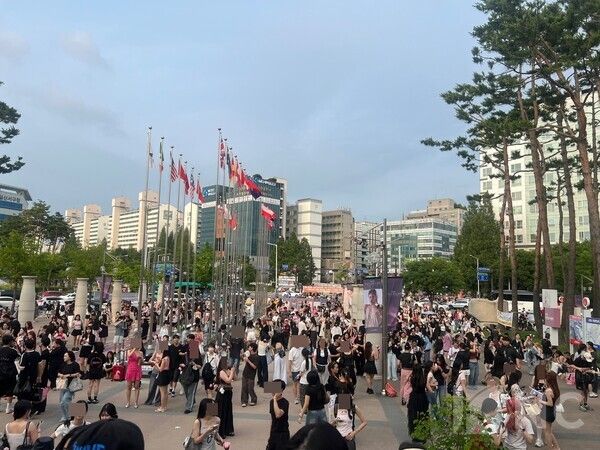 '블랙핑크 월드투어' 고양콘 현장. 사진=뉴스컬처