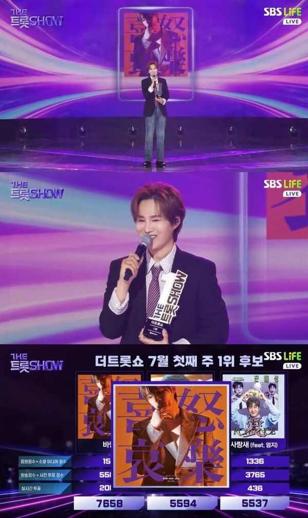 김희재. 사진-더 트롯쇼