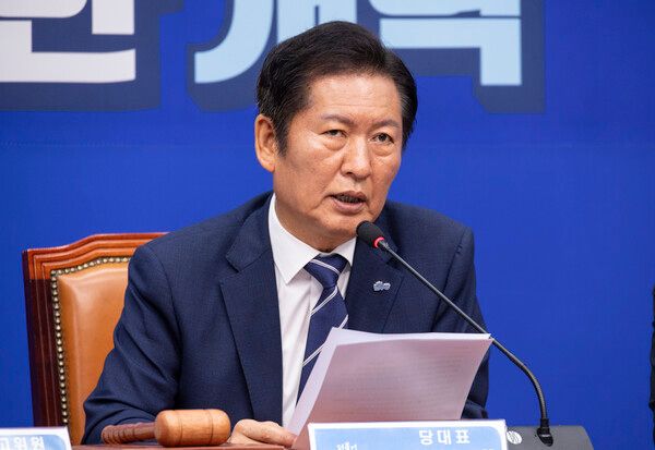 정청래 민주당 대표. 사진=연합뉴스