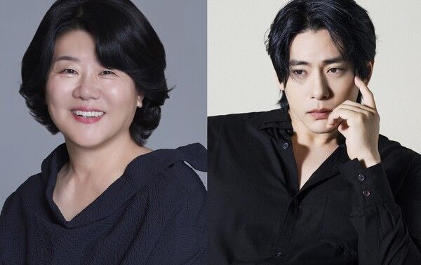 배우 이정은-유태오. 사진=애닉이엔티, 비트닉