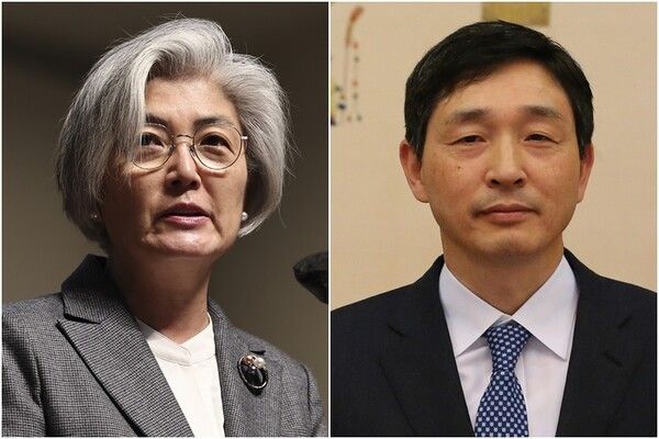 주미대사 강경화(왼쪽), 주일대사 이혁 내정. 사진=연합뉴스