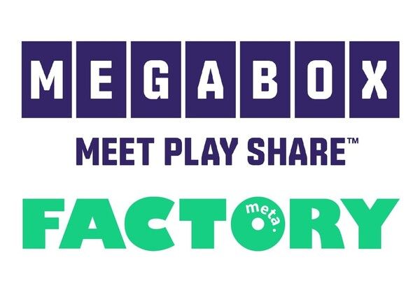 메가박스, 메타팩토리 로고.