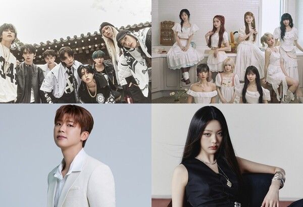 2025 케이 월드 드림 어워즈_ 인기상 아티스트. 사진=각 소속사