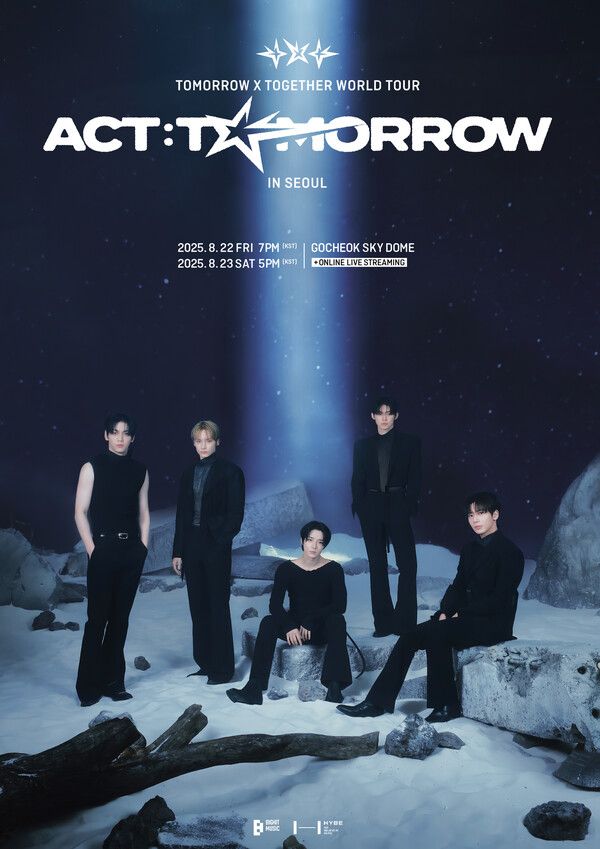투모로우바이투게더 'ACT: TOMORROW' 포스터. 사진=빅히트뮤직