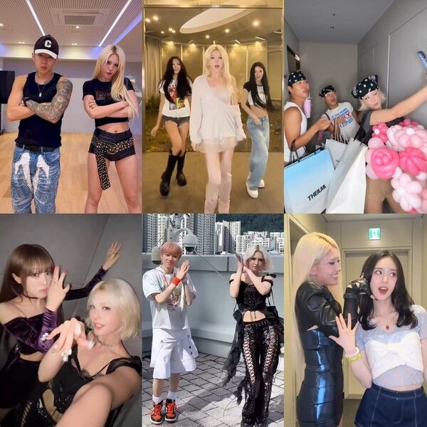 전소미 'CLOSER' 챌린지. 사진=더블랙레이블