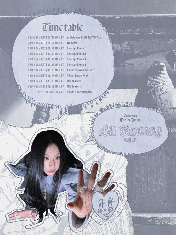 트와이스 채영 솔로 타임테이블. 사진=JYP엔터테인먼트