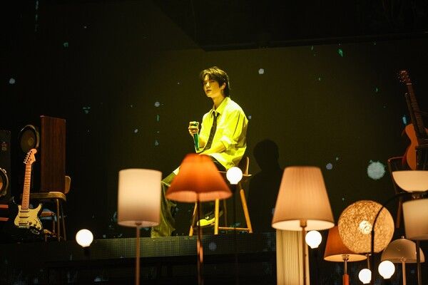 23일 서울 구로구 고척스카이돔에서는 투모로우바이투게더 월드투어 'ACT: TOMORROW'(액트: 투모로우) 서울 2회차 공연이 열렸다.&nbsp;멤버 범규의 솔로스테이지. 사진=빅히트뮤직