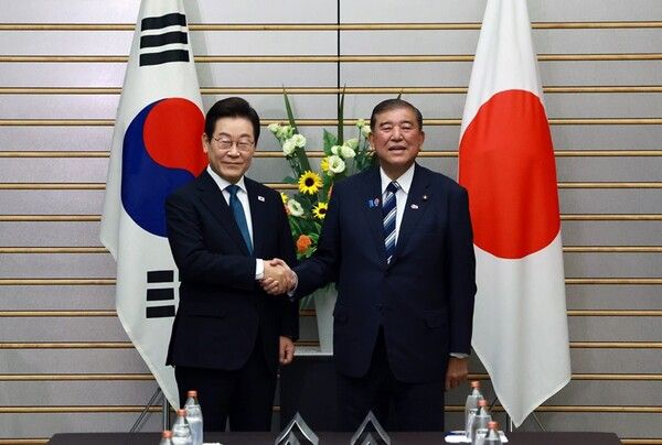 이재명 대통령과 이시바 시게루 일본 총리. 사진=연합뉴스