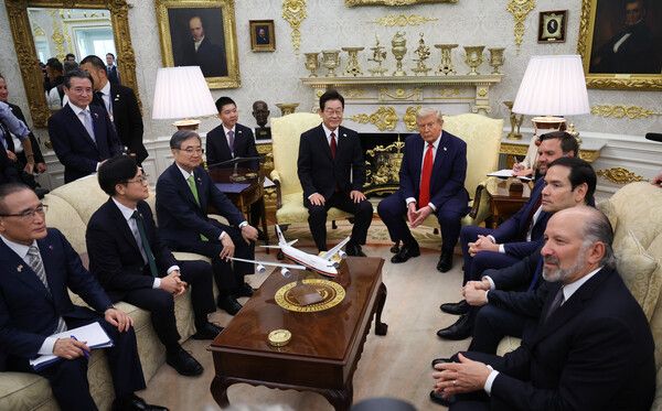 한미정상회담. 사진=연합뉴스