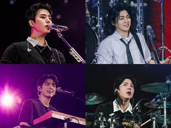 31일 경기 고양시 고양종합운동장 주경기장에서는 DAY6 10주년 투어 'The DECADE'(더 데케이드) 국내 2회차 공연이 열렸다.&nbsp;사진=JYP엔터테인먼트